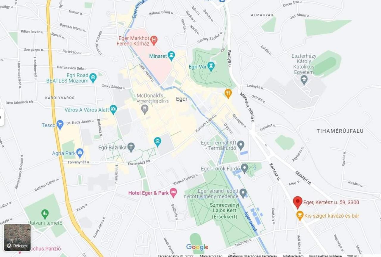Cili Apartman Eger Apartment Ngoại thất bức ảnh